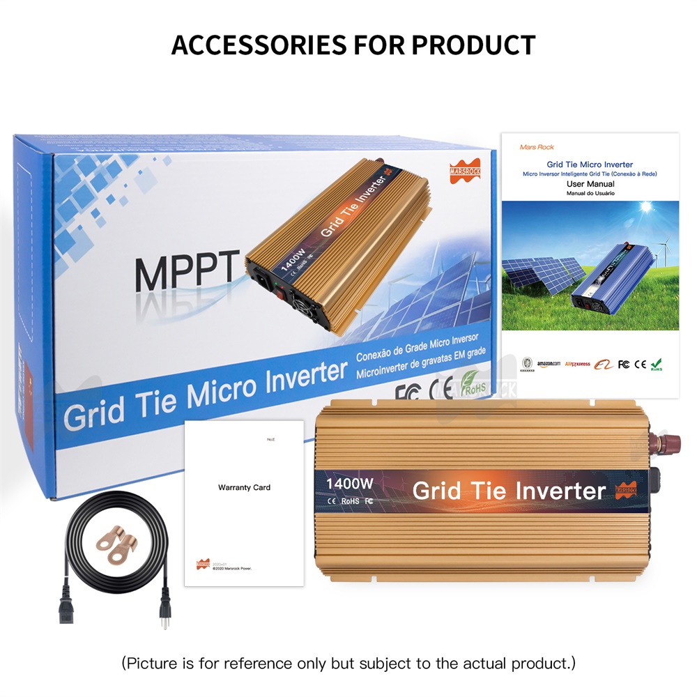 Grid Tie Micro Inverter - 1000-1400W Şebeke Bağlantılı Mikro Güneş İnvertörü