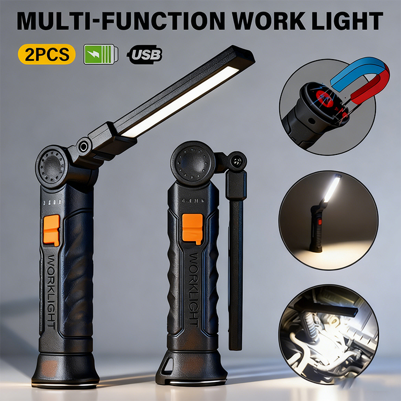 Renewable Energy Battery - Taşınabilir COB LED El Feneri USB