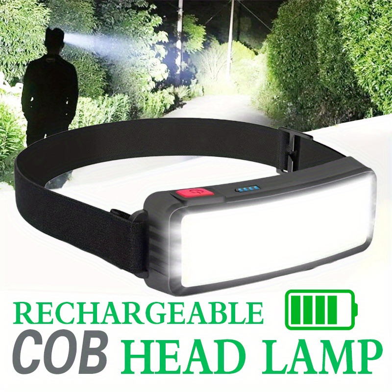 Renewable Energy Battery - Güçlü COB LED Far Tip-c Şarj