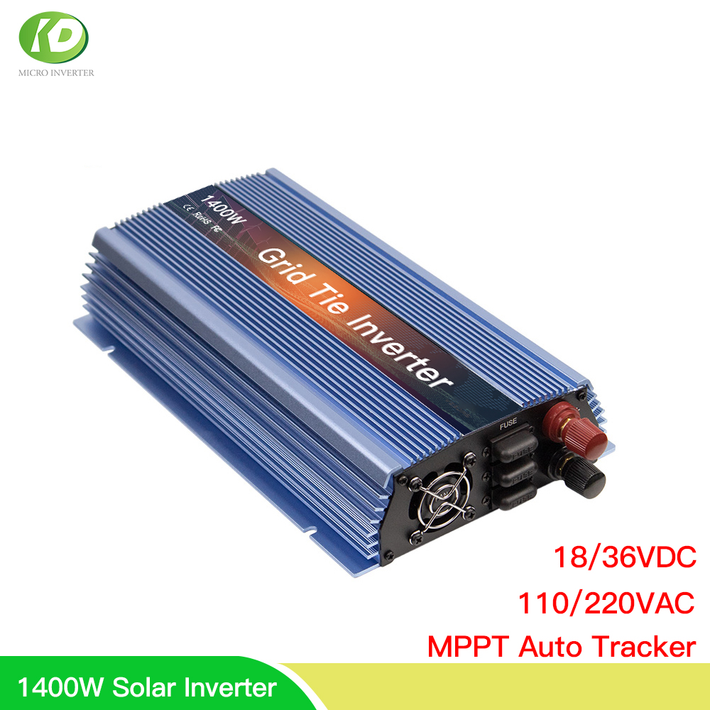 Grid Tie Micro Inverter - 18V 24V 36V 1400W güneş şebeke