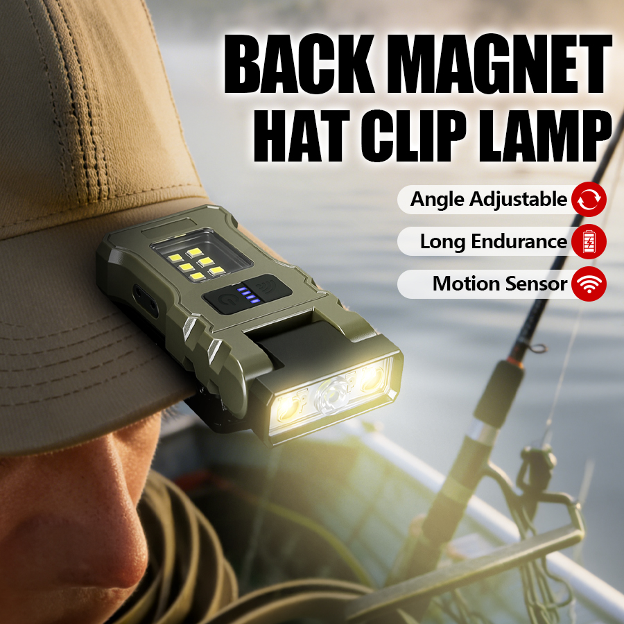 Renewable Energy Battery - 400LM USB C Far, Manyetik Klipsli