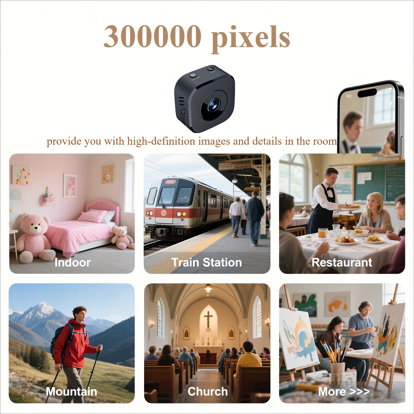 1080P HD Mini WiFi Kamera Kapa - Renewable Energy Battery incelemesi ve fiyatı